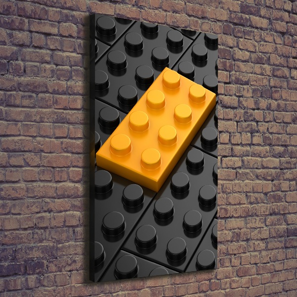 Wall art canvas Lego bricks