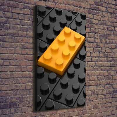 Wall art canvas Lego bricks