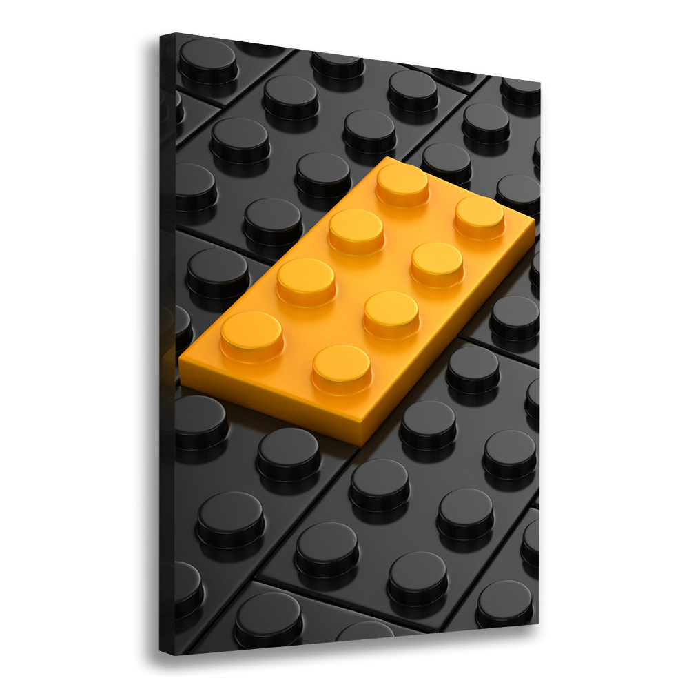 Wall art canvas Lego bricks