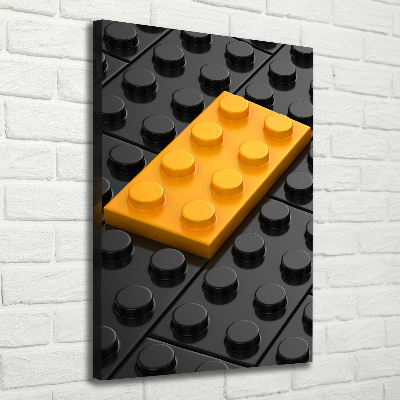 Wall art canvas Lego bricks