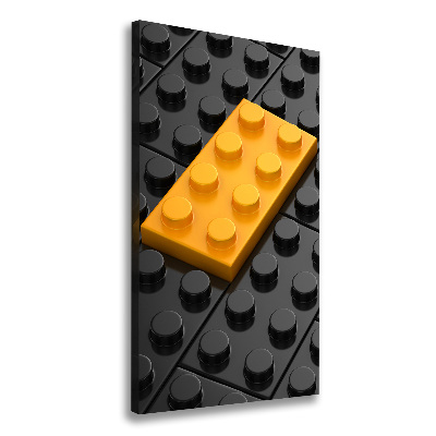 Wall art canvas Lego bricks