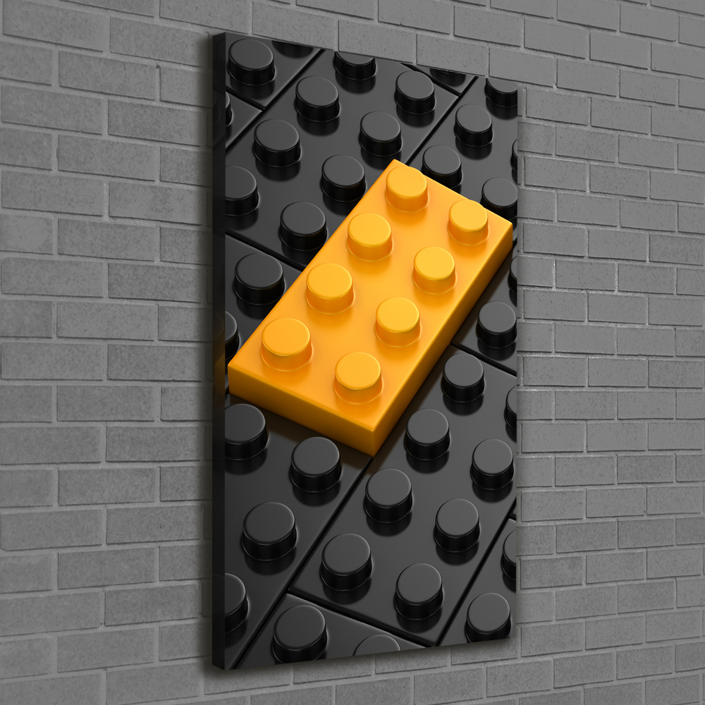 Wall art canvas Lego bricks