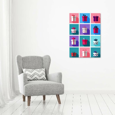 Large canvas wall art Presents