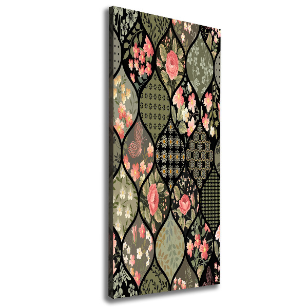 Picture canvas print Floral pattern