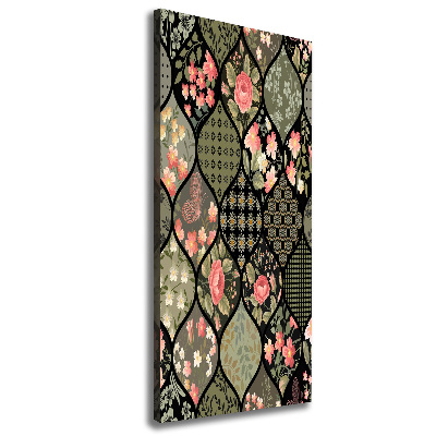 Picture canvas print Floral pattern