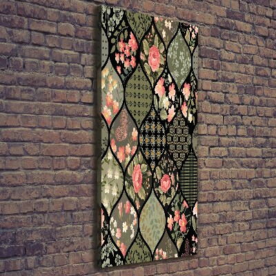 Picture canvas print Floral pattern