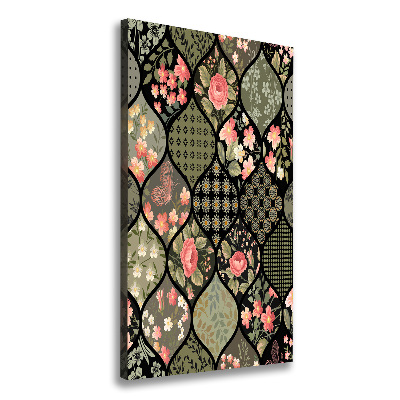 Picture canvas print Floral pattern