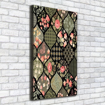 Picture canvas print Floral pattern