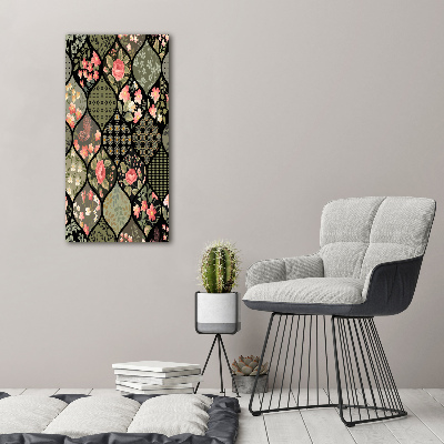 Picture canvas print Floral pattern