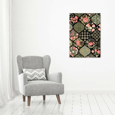 Picture canvas print Floral pattern