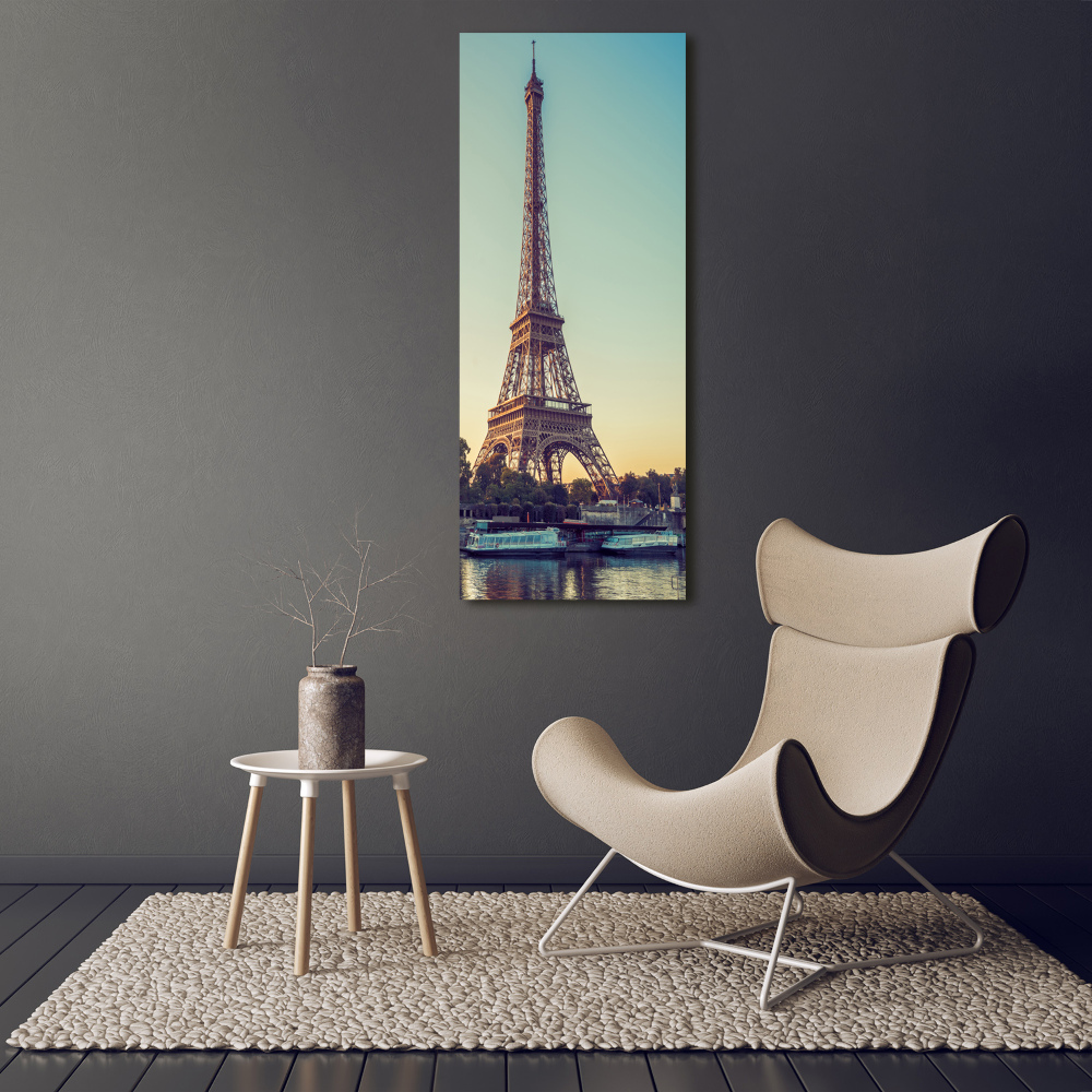 Large canvas wall art Eiffel Paris tower