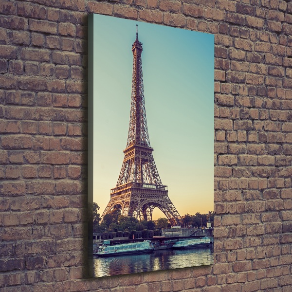 Large canvas wall art Eiffel Paris tower