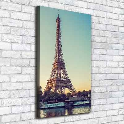 Large canvas wall art Eiffel Paris tower