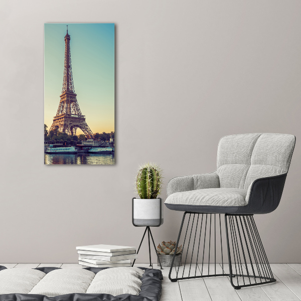 Large canvas wall art Eiffel Paris tower