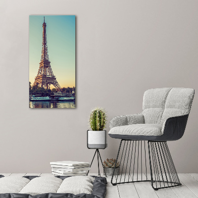 Large canvas wall art Eiffel Paris tower