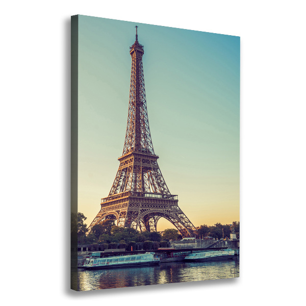 Large canvas wall art Eiffel Paris tower