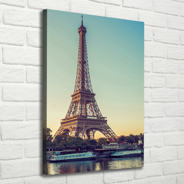 Large canvas wall art Eiffel Paris tower