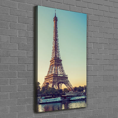 Large canvas wall art Eiffel Paris tower