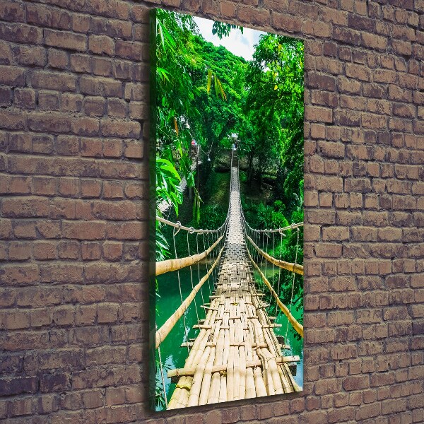 Wall art canvas Hanging bridge