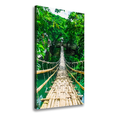 Wall art canvas Hanging bridge