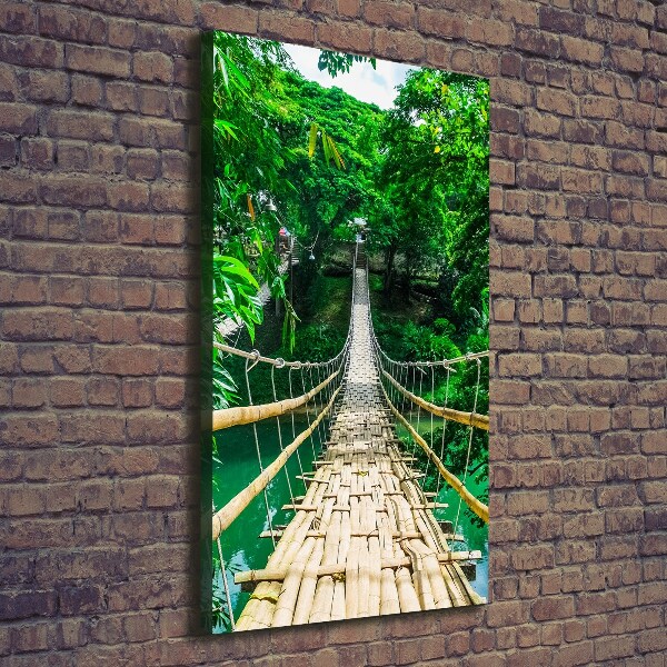 Wall art canvas Hanging bridge