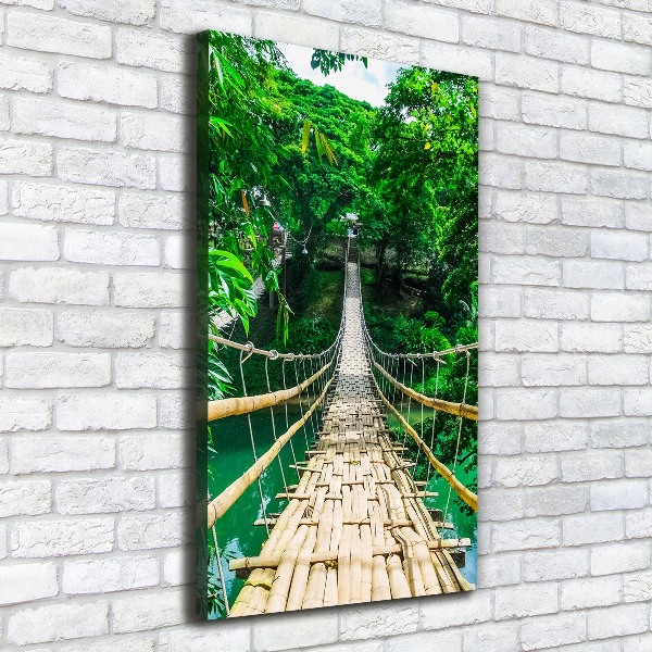 Wall art canvas Hanging bridge