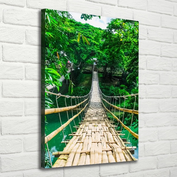 Wall art canvas Hanging bridge