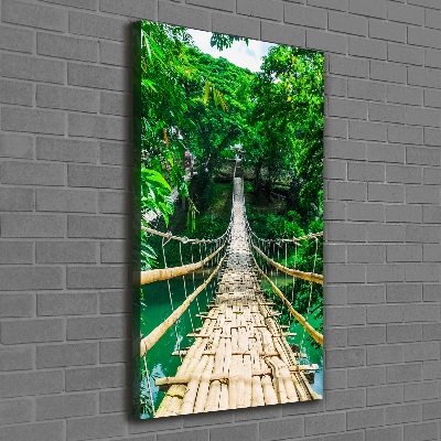 Wall art canvas Hanging bridge