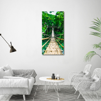 Wall art canvas Hanging bridge