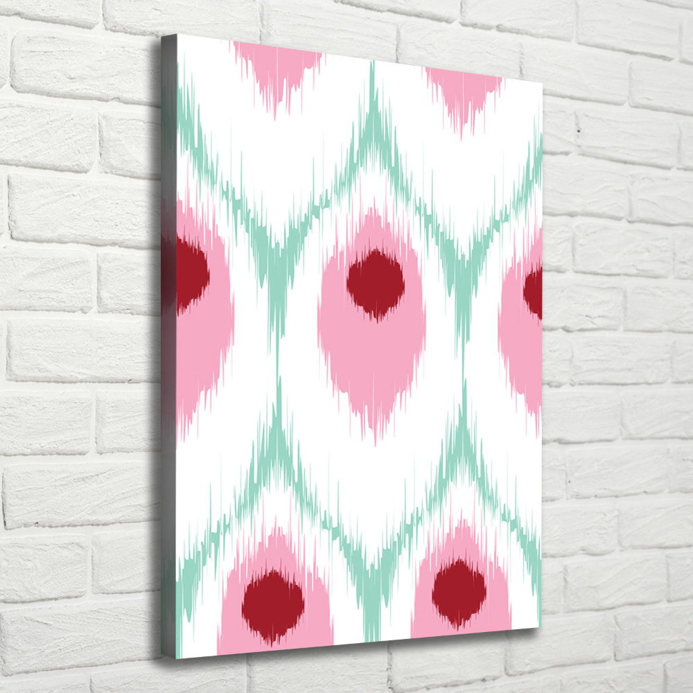 Wall art canvas large Pawi pattern