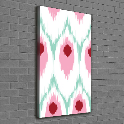 Wall art canvas large Pawi pattern