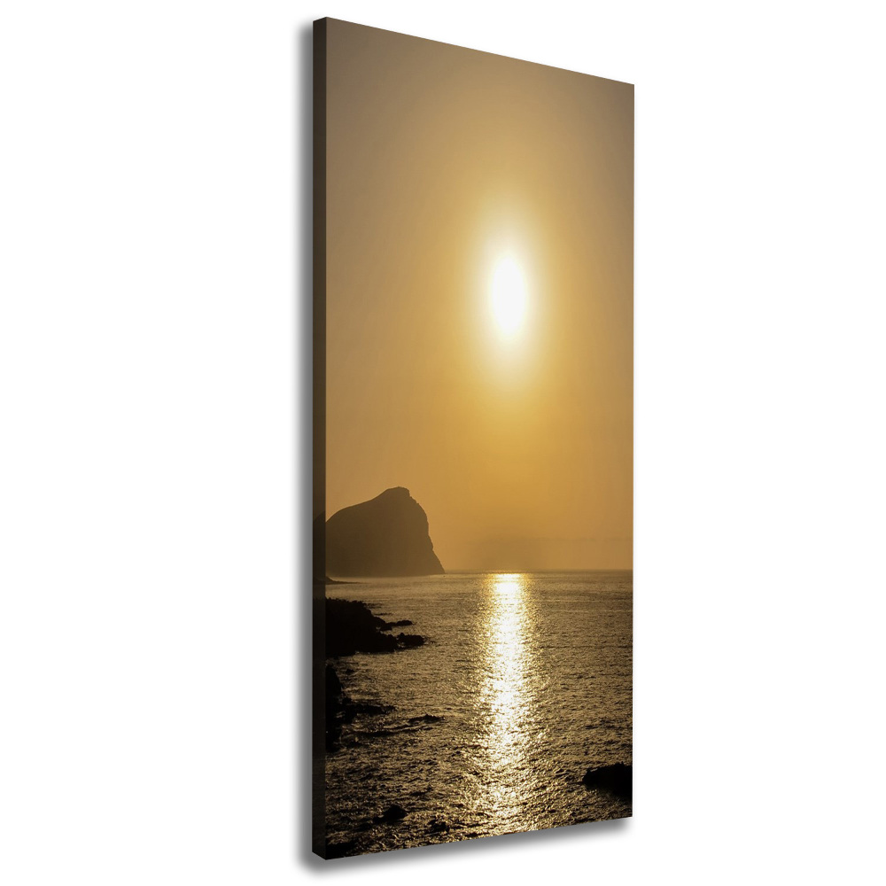 Picture canvas print Sunset sea