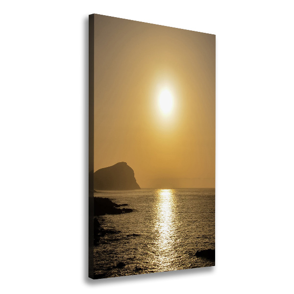 Picture canvas print Sunset sea