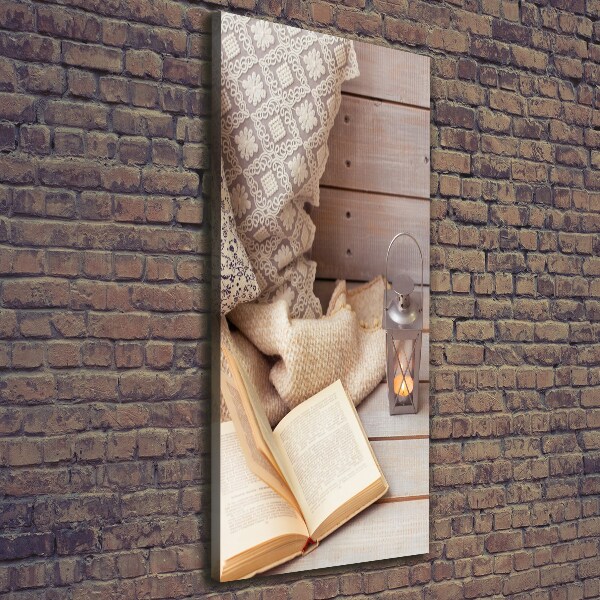 Canvas wall art Relax by the book