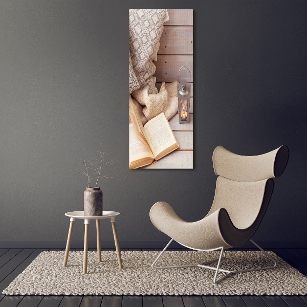 Canvas wall art Relax by the book