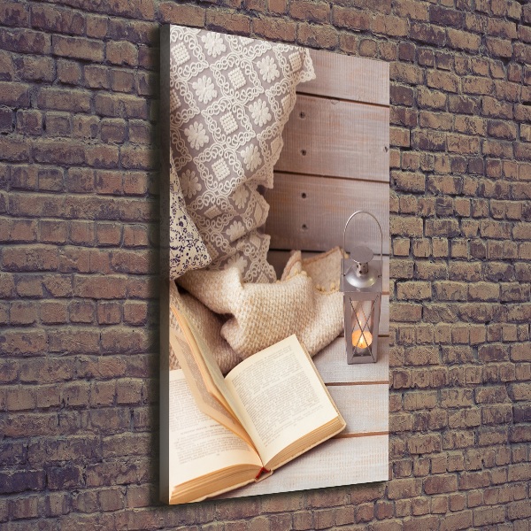 Canvas wall art Relax by the book