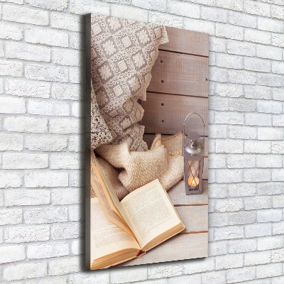 Canvas wall art Relax by the book