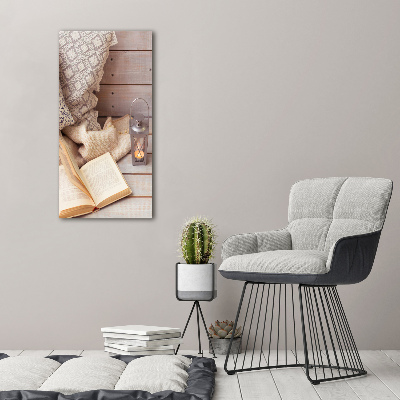 Canvas wall art Relax by the book