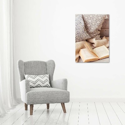 Canvas wall art Relax by the book