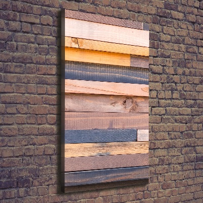 Canvas print Wooden wall