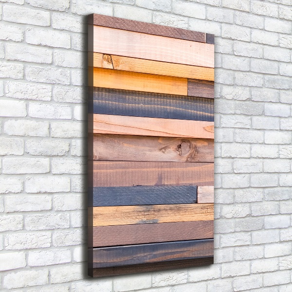 Canvas print Wooden wall