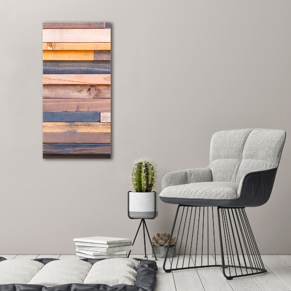 Canvas print Wooden wall