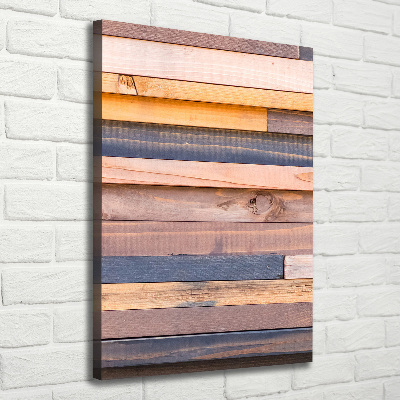 Canvas print Wooden wall