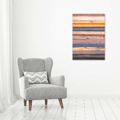 Canvas print Wooden wall