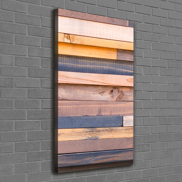 Canvas print Wooden wall