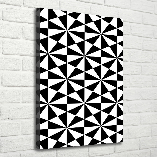 Canvas wall art Geometric background