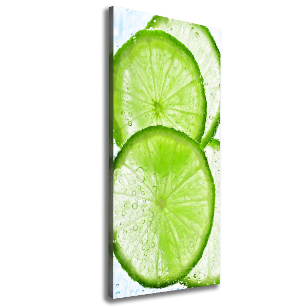 Canvas print Lime underwater