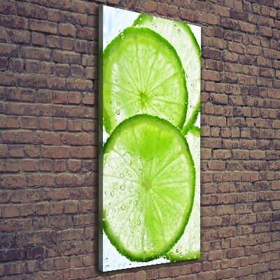 Canvas print Lime underwater