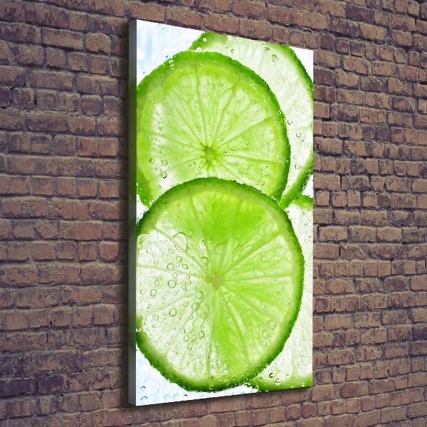 Canvas print Lime underwater