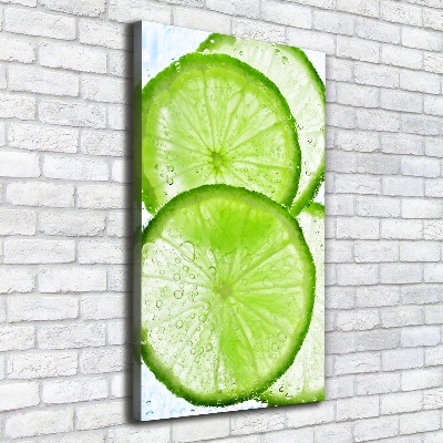 Canvas print Lime underwater